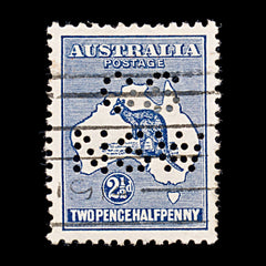 8416: Australia SGO19 2½d Blue "OS NSW" 1913 Sc#OB4 MiD4II Used C£160, view 3