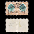 8419: South Africa SG32 2x 6d BlackishGreen & Orange 1926 Sc#25 Mi27-28 Used C£50