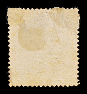 8434: India, Portuguese SG252 4½R Olive green 1886 Sc#175a Mi154C Used C£25