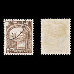 8445: Norfolk Island SG13/18 Set of 6 1953 Sc#13/18 Mi15/20 Used C£20, view 6
