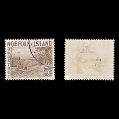 8445: Norfolk Island SG13/18 Set of 6 1953 Sc#13/18 Mi15/20 Used C£20, view 8