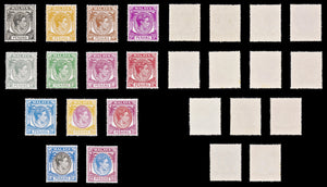8467: Penang SG3/20 Part Set ½d-$1 1949 Sc#3/20 Mi3/20 Mint MNH C£76