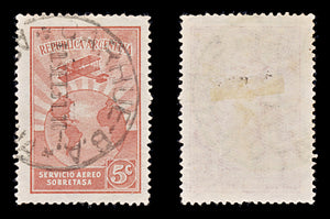 8468: Argentina SG558/576 Set of 18 1928 Sc#C1/C19 Mi313/331 Used C£101