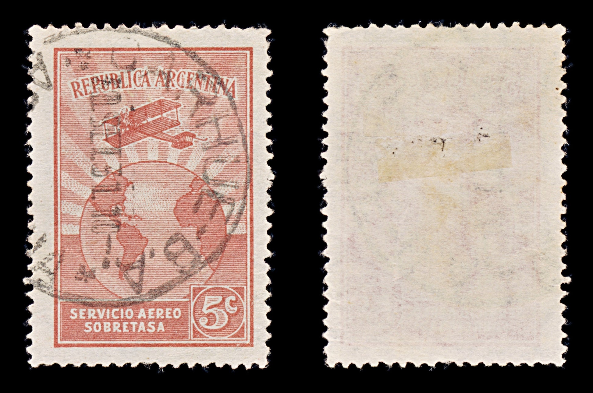 8468: Argentina SG558/576 Set of 18 1928 Sc#C1/C19 Mi313/331 Used C£101