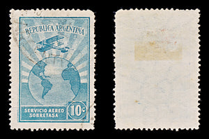 8468: Argentina SG558/576 Set of 18 1928 Sc#C1/C19 Mi313/331 Used C£101