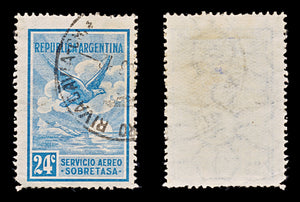 8468: Argentina SG558/576 Set of 18 1928 Sc#C1/C19 Mi313/331 Used C£101