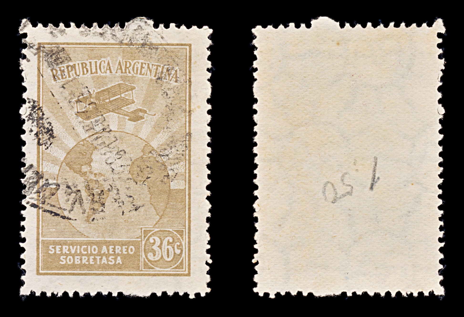 8468: Argentina SG558/576 Set of 18 1928 Sc#C1/C19 Mi313/331 Used C£101