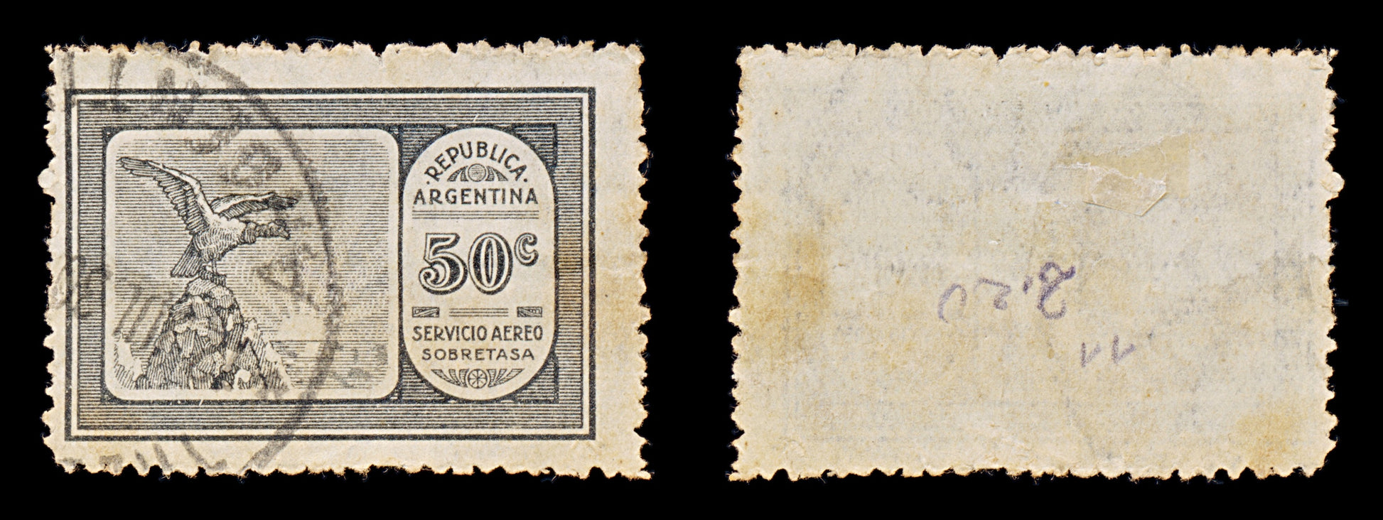 8468: Argentina SG558/576 Set of 18 1928 Sc#C1/C19 Mi313/331 Used C£101