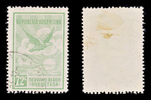 8468: Argentina SG558/576 Set of 18 1928 Sc#C1/C19 Mi313/331 Used C£101