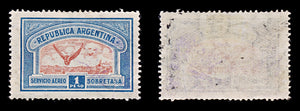 8468: Argentina SG558/576 Set of 18 1928 Sc#C1/C19 Mi313/331 Used C£101