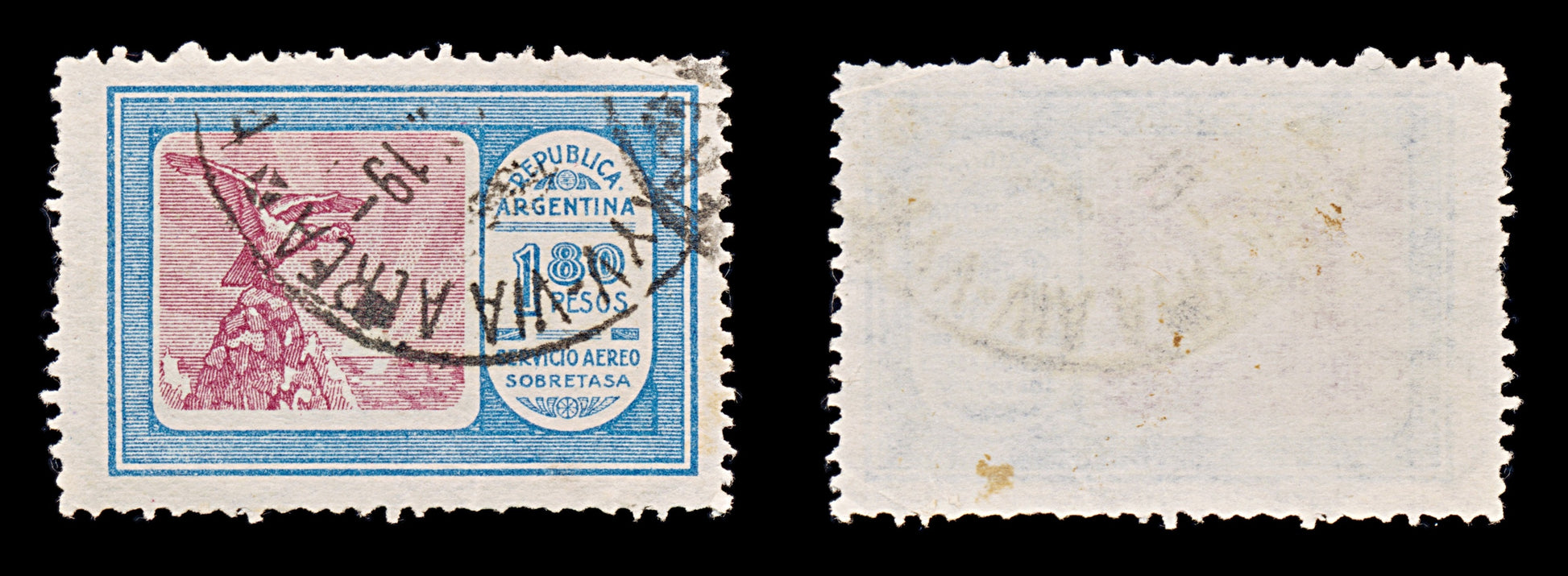 8468: Argentina SG558/576 Set of 18 1928 Sc#C1/C19 Mi313/331 Used C£101