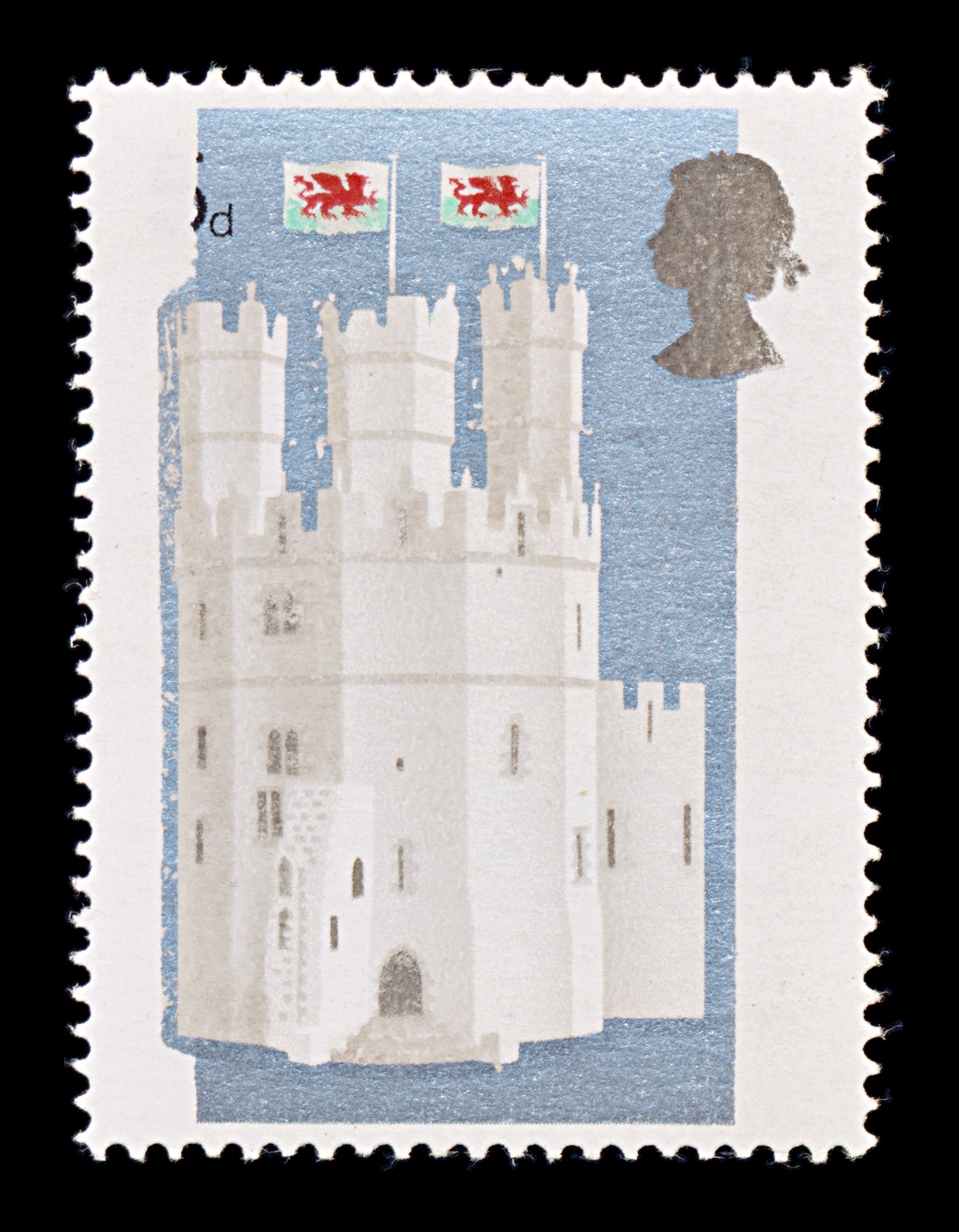 8481: GB SG803 5d. Missing Black & Silver. 1969 Sc#596 Mi523 Mint MNH C£4500