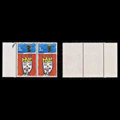 8482: GB SG713c 3d. Missing "T" 1966 Mint MNH C£45, view 1