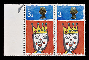 8482: GB SG713c 3d. Missing 