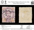 8510: Thailand SG39 2a Brown & Lilac 1894 Sc#41 Mi23I Used C£22