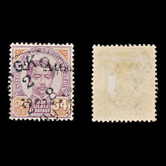 8510: Thailand SG39 2a Brown & Lilac 1894 Sc#41 Mi23I Used C£22, view 1