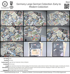 8512 Germany: Large German Collection. Early to Modern. Mint & Used. 86 Images