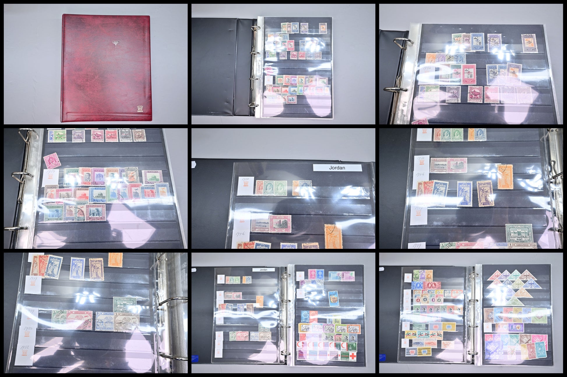 8515 Jordan: Extensive Jordan Collection. 1929-1989. Mint & Used. 27 Images