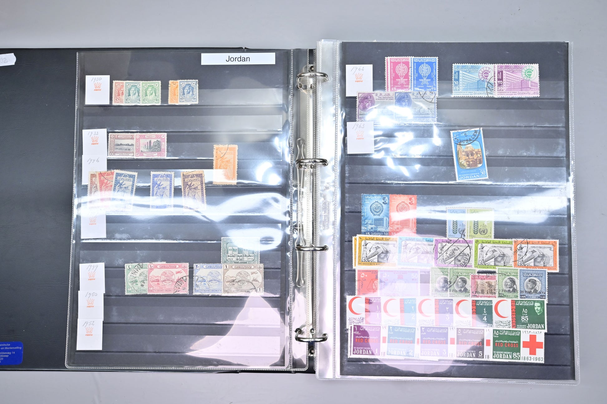 8515 Jordan: Extensive Jordan Collection. 1929-1989. Mint & Used. 27 Images
