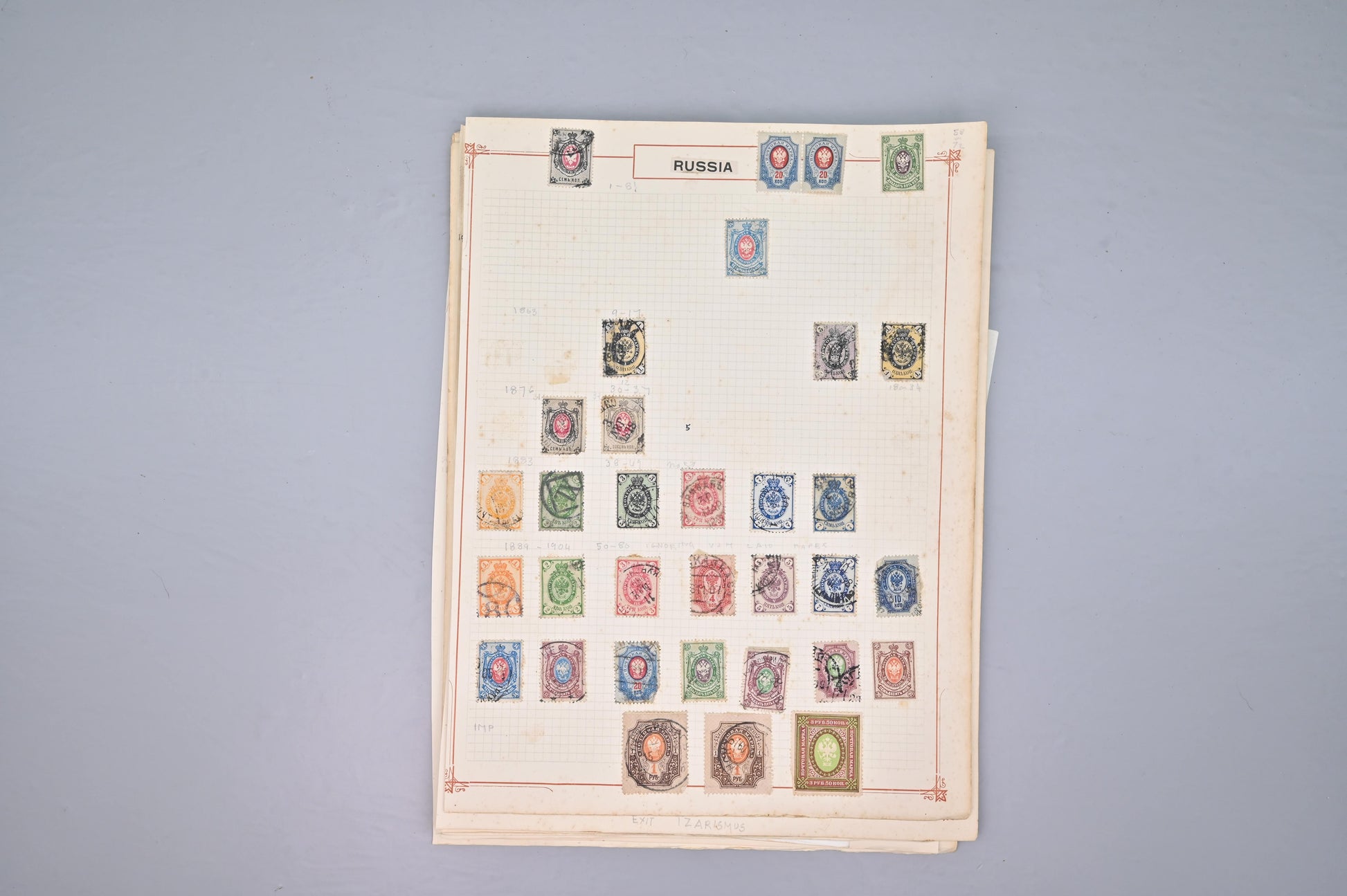 8519 Russia: Early to Mid Period Collection. Inc Overprints & Local Issues. Mint & Used. 17 Images