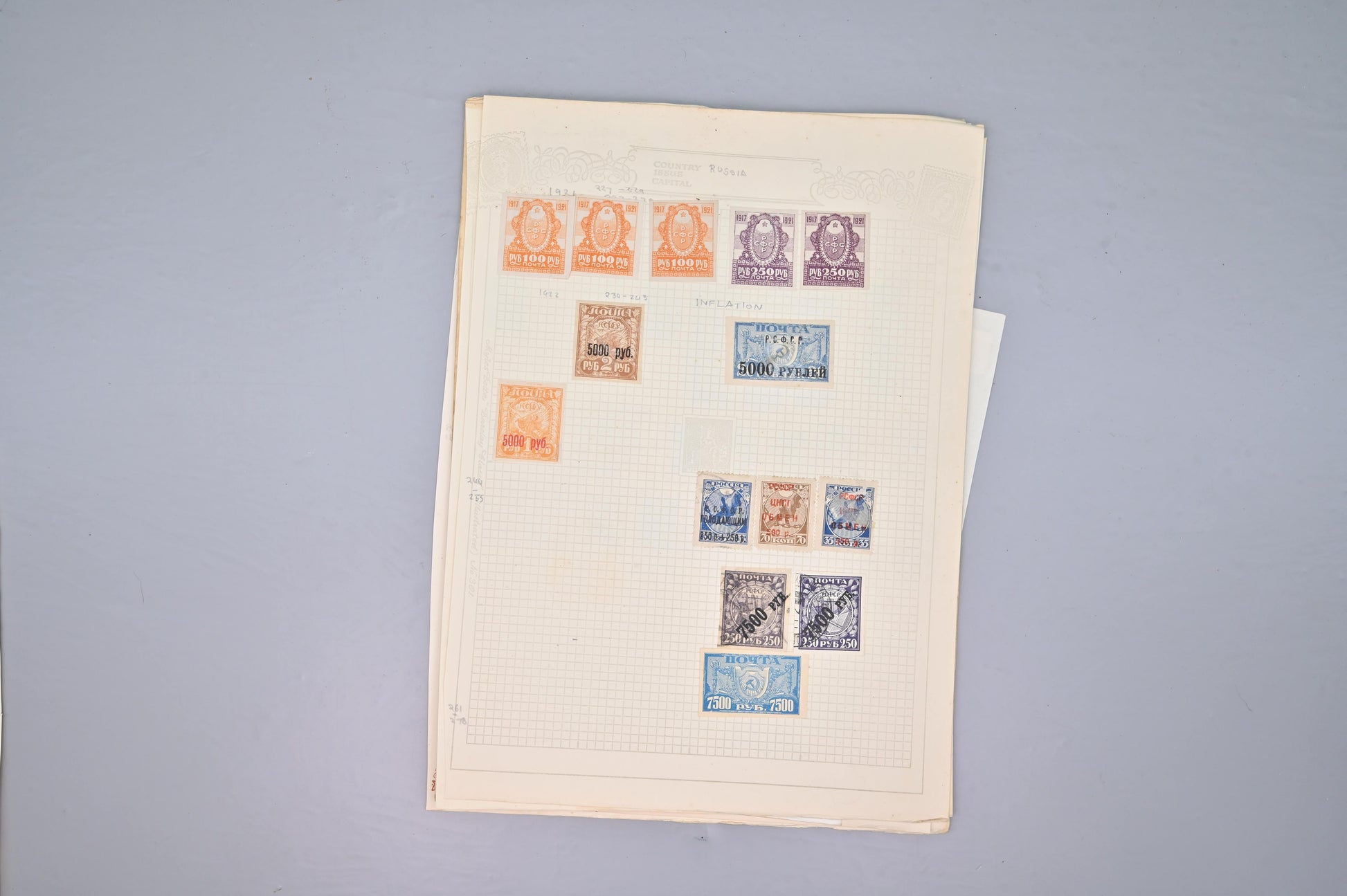 8519 Russia: Early to Mid Period Collection. Inc Overprints & Local Issues. Mint & Used. 17 Images