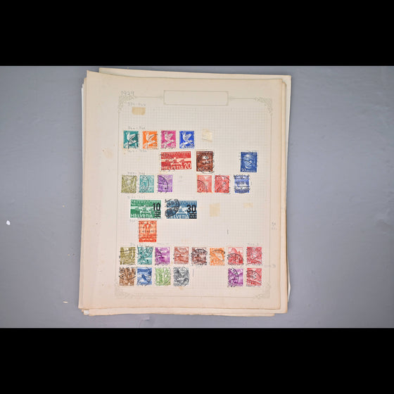 8522 Switzerland: Collection on Album Pages, Good Early Seen. Mint & Used. 32 Images, image 11