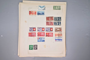 8522 Switzerland: Collection on Album Pages, Good Early Seen. Mint & Used. 32 Images