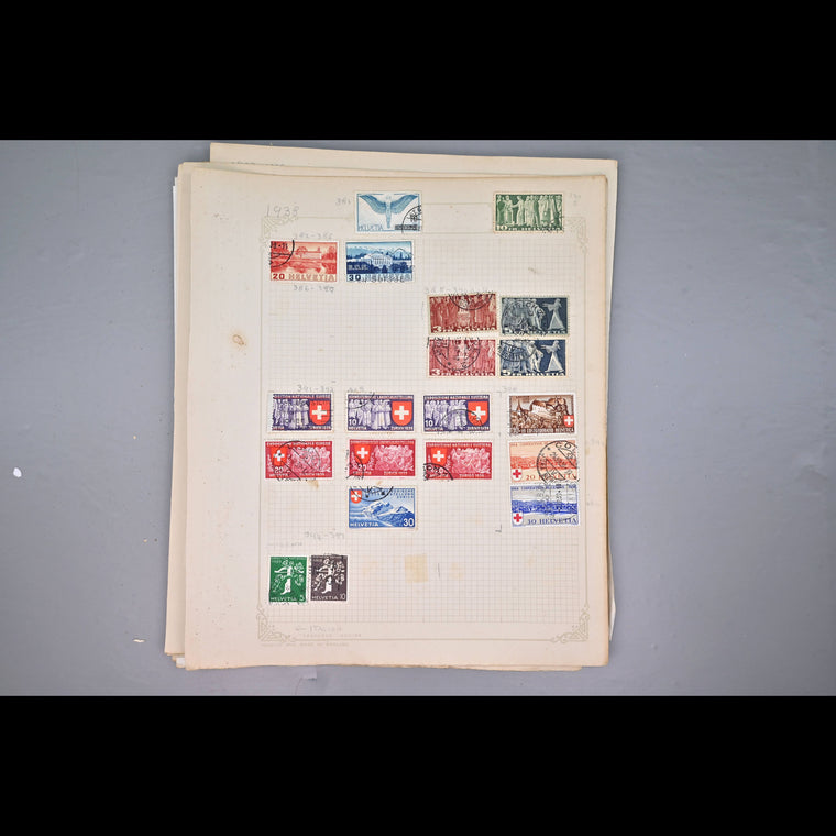 8522 Switzerland: Collection on Album Pages, Good Early Seen. Mint & Used. 32 Images, image 12