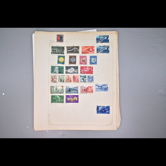8522 Switzerland: Collection on Album Pages, Good Early Seen. Mint & Used. 32 Images, image 18