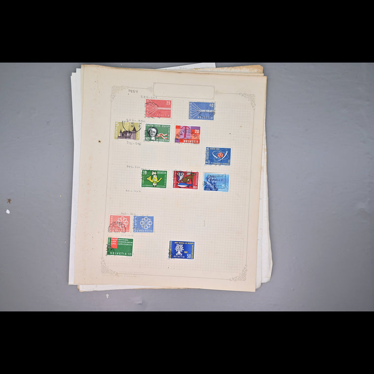 8522 Switzerland: Collection on Album Pages, Good Early Seen. Mint & Used. 32 Images, image 23