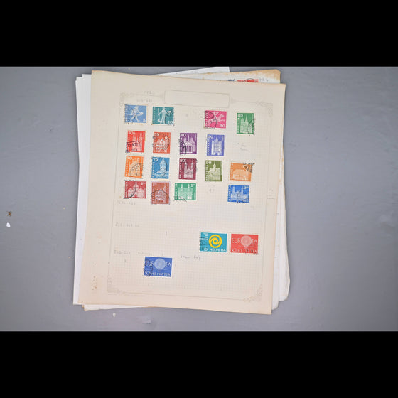 8522 Switzerland: Collection on Album Pages, Good Early Seen. Mint & Used. 32 Images, image 25