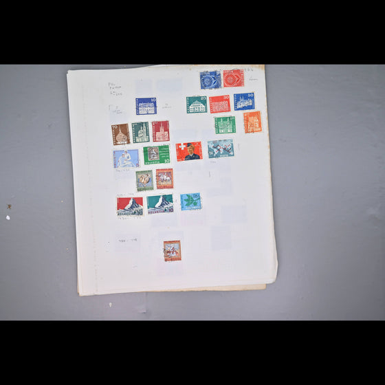 8522 Switzerland: Collection on Album Pages, Good Early Seen. Mint & Used. 32 Images, image 28