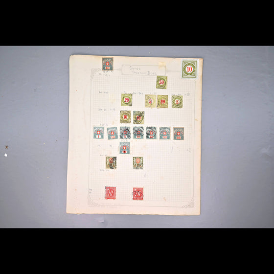 8522 Switzerland: Collection on Album Pages, Good Early Seen. Mint & Used. 32 Images, image 32