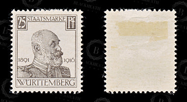 8541: Wurttemberg SGO209-O218 Set of 10 1916 Sc#O136-O145 Mi241-250 Mint MH C£28, image 3
