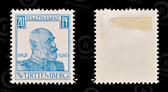 8541: Wurttemberg SGO209-O218 Set of 10 1916 Sc#O136-O145 Mi241-250 Mint MH C£28, image 4