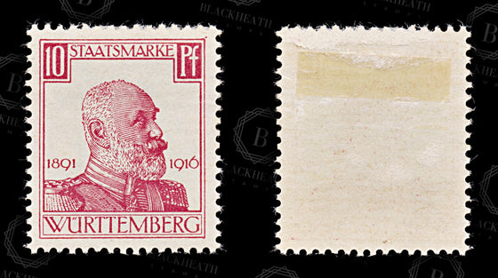 8541: Wurttemberg SGO209-O218 Set of 10 1916 Sc#O136-O145 Mi241-250 Mint MH C£28, image 6