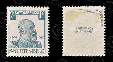 8541: Wurttemberg SGO209-O218 Set of 10 1916 Sc#O136-O145 Mi241-250 Mint MH C£28, image 8