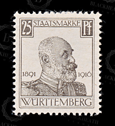 8541: Wurttemberg SGO209-O218 Set of 10 1916 Sc#O136-O145 Mi241-250 Mint MH C£28, image 13