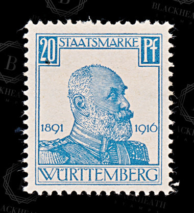 8541: Wurttemberg SGO209-O218 Set of 10 1916 Sc#O136-O145 Mi241-250 Mint MH C£28, image 15