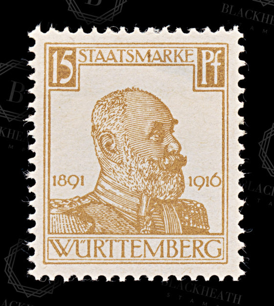 8541: Wurttemberg SGO209-O218 Set of 10 1916 Sc#O136-O145 Mi241-250 Mint MH C£28, image 17
