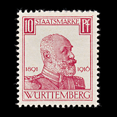 8541: Wurttemberg SGO209-O218 Set of 10 1916 Sc#O136-O145 Mi241-250 Mint MH C£28, image 38