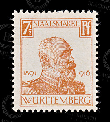 8541: Wurttemberg SGO209-O218 Set of 10 1916 Sc#O136-O145 Mi241-250 Mint MH C£28, image 21