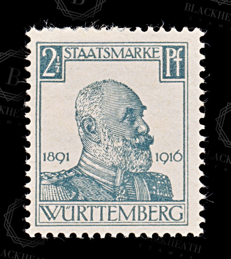 8541: Wurttemberg SGO209-O218 Set of 10 1916 Sc#O136-O145 Mi241-250 Mint MH C£28, image 23