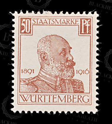 8541: Wurttemberg SGO209-O218 Set of 10 1916 Sc#O136-O145 Mi241-250 Mint MH C£28, image 27