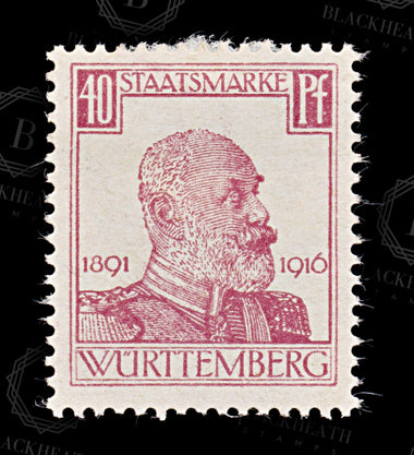 8541: Wurttemberg SGO209-O218 Set of 10 1916 Sc#O136-O145 Mi241-250 Mint MH C£28, image 29