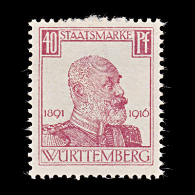 8541: Wurttemberg SGO209-O218 Set of 10 1916 Sc#O136-O145 Mi241-250 Mint MH C£28, image 58