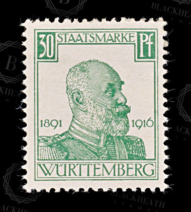 8541: Wurttemberg SGO209-O218 Set of 10 1916 Sc#O136-O145 Mi241-250 Mint MH C£28, image 31