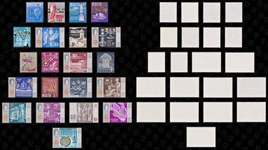 8542: Malta SG330-348 Set of 21 1965 Sc#312-330 Mi301w-319w Mint MNH C£16, image 2