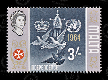8542: Malta SG330-348 Set of 21 1965 Sc#312-330 Mi301w-319w Mint MNH C£16, image 52