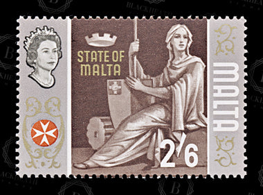 8542: Malta SG330-348 Set of 21 1965 Sc#312-330 Mi301w-319w Mint MNH C£16, image 54